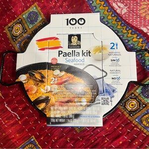 NWT Carmencita Seafood Paella Kit Enameled Paella Pan Included exp 05.1227